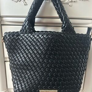 Poppy & Peonies woven bag